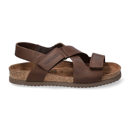 nadek  Cuir gras scratch 3451 dark brown  Marron