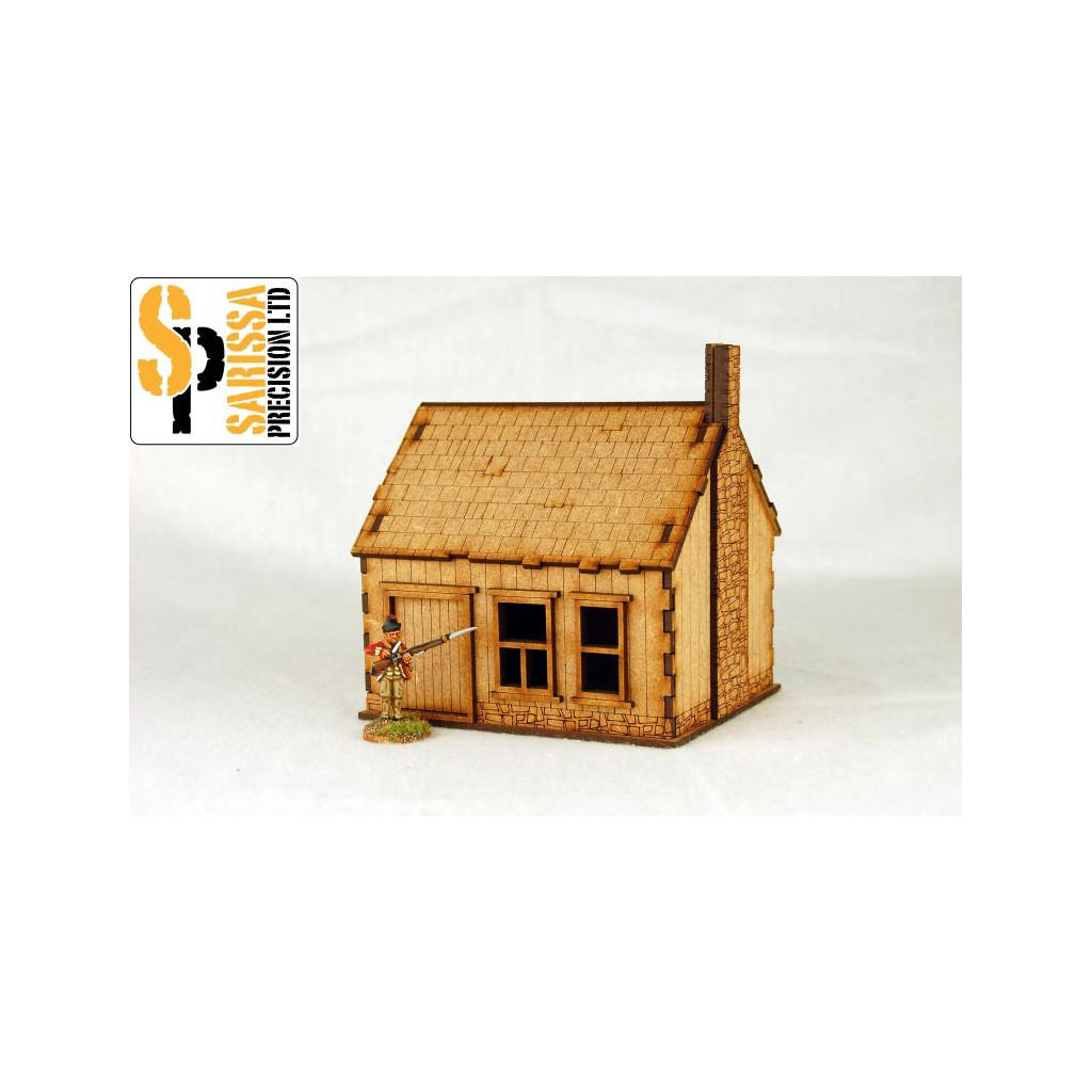 Old West: House with Stone Chimney 4