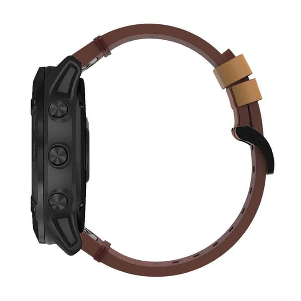 Nail lær klokkereim easyfit Garmin Fenix 6S - Sandstone