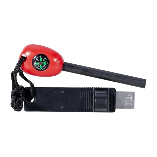 MFH -  MFH Feuerstarter mit Zündstein und Kompass