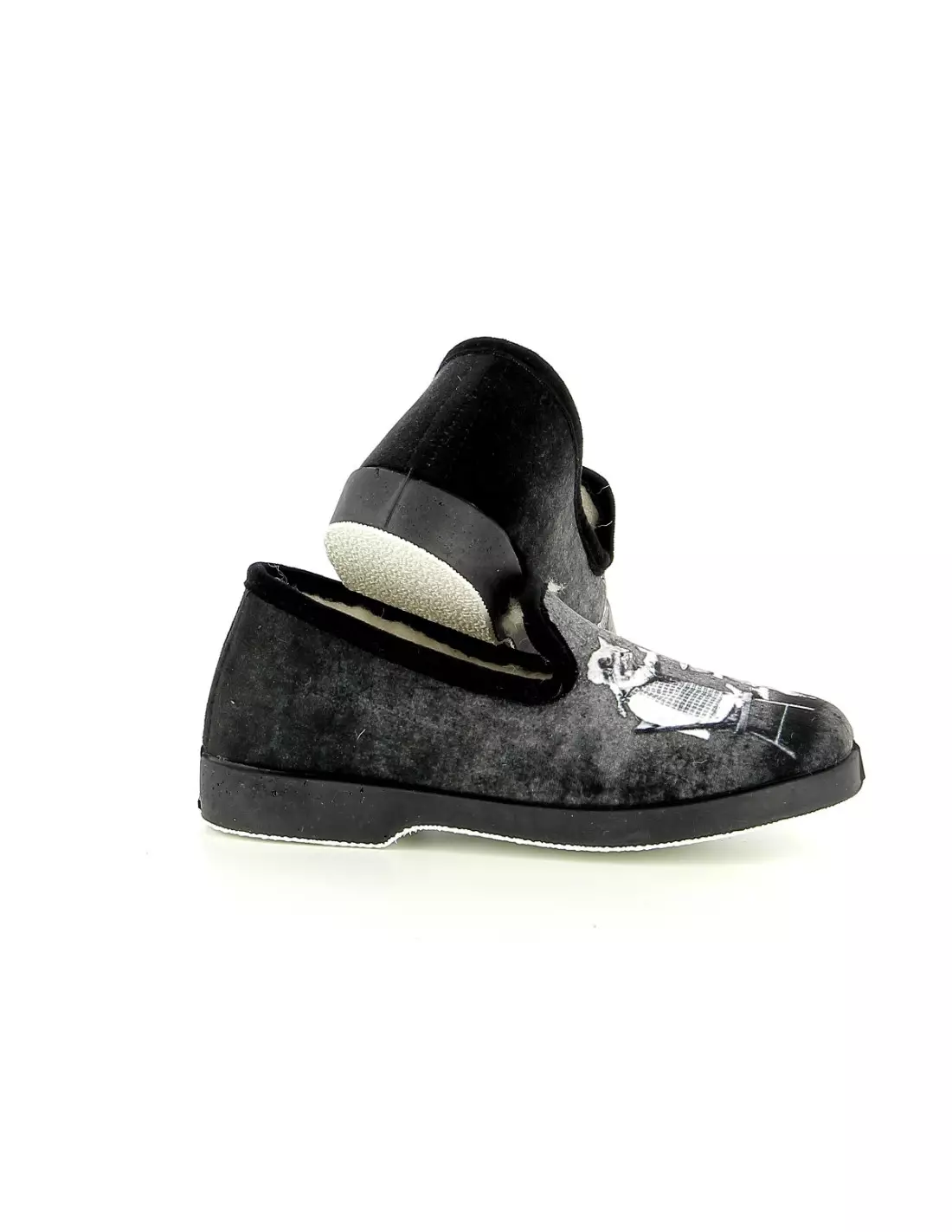 LA MAISON DE L ESPADRILLE 7666 - Pantoufles & chaussons Noir