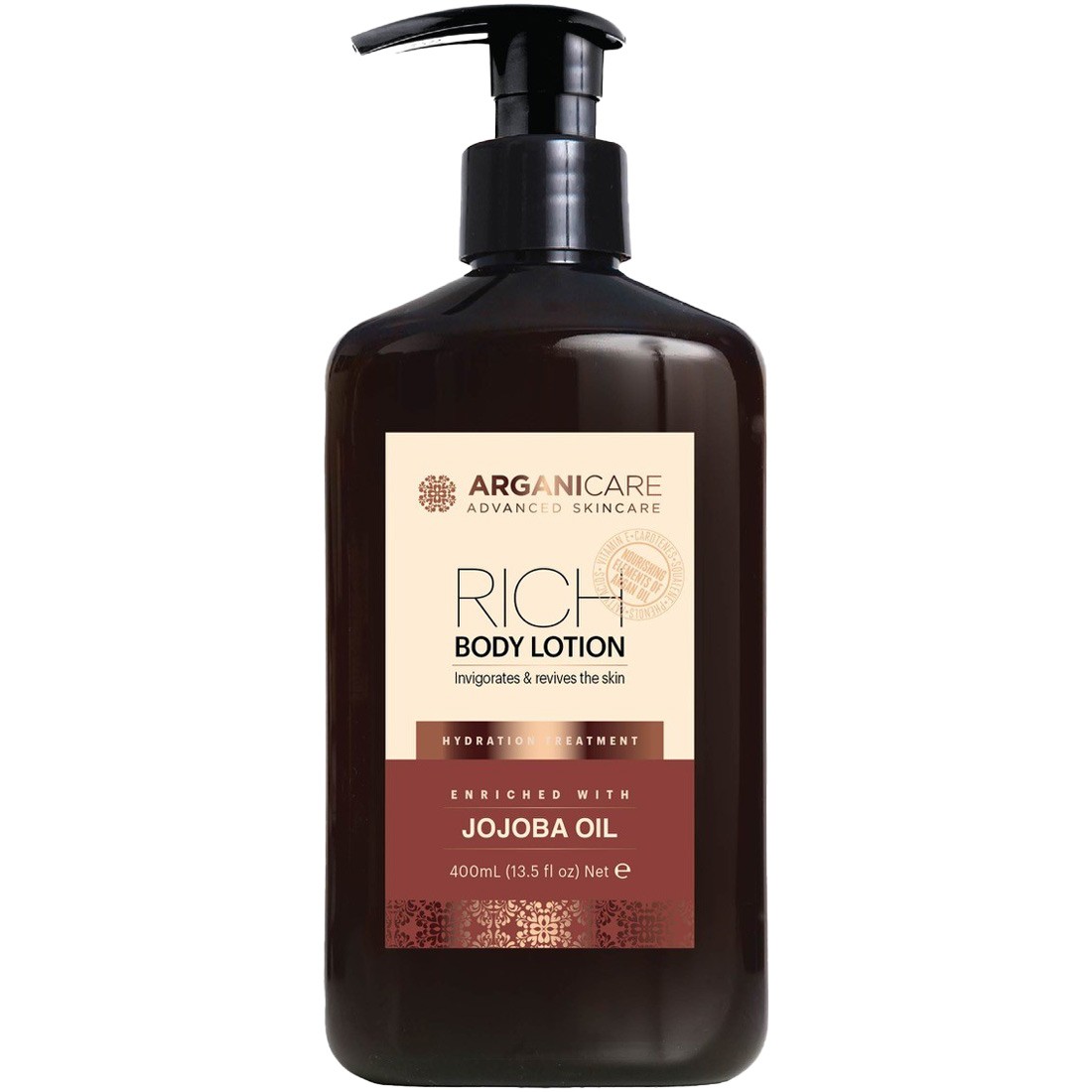 Lotion corporelle hydratante - Huile de jojoba - Peaux sensibles à sèches - 400 ml