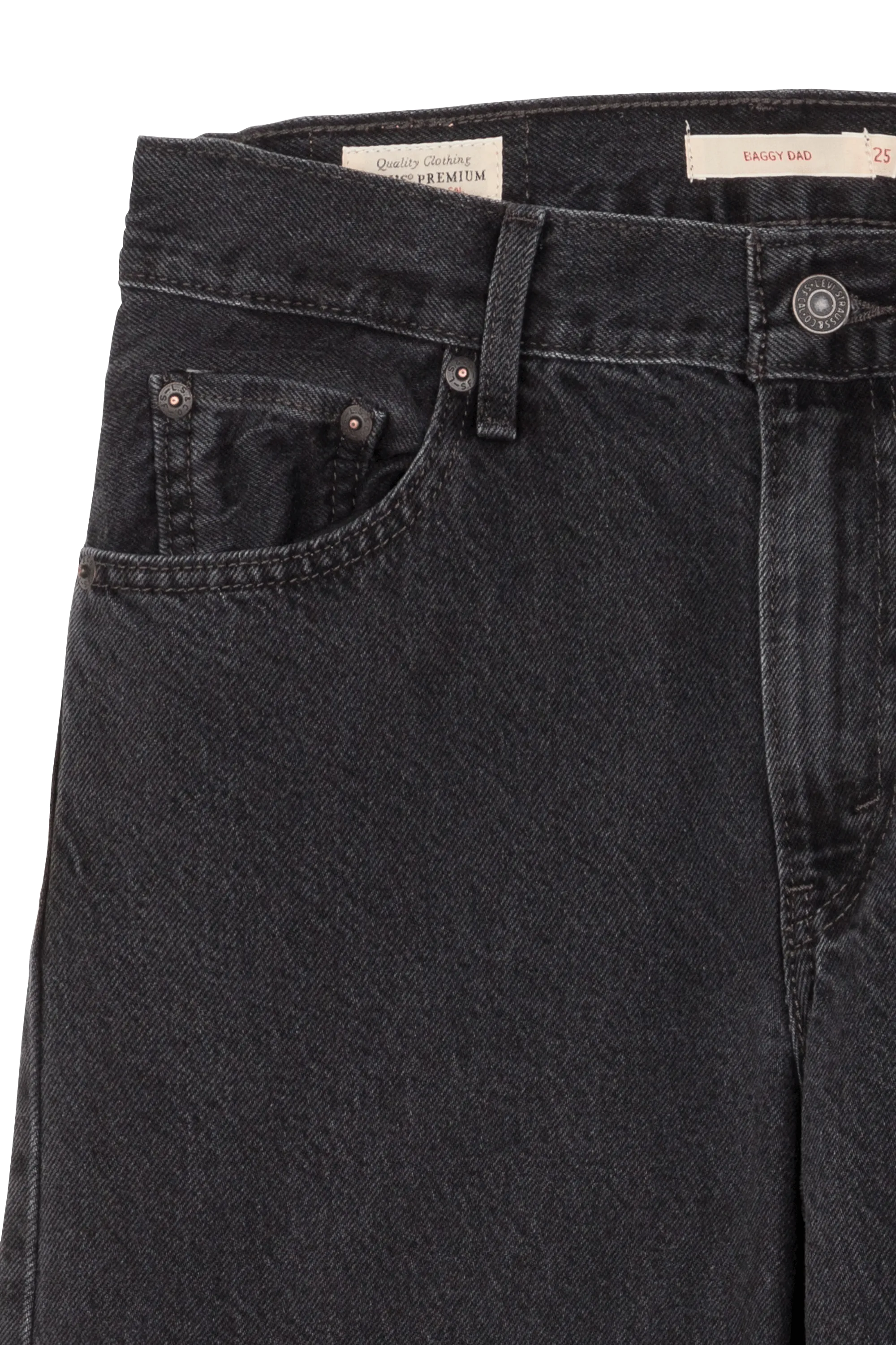 LEVI'S jean DAD BAGGY Noir