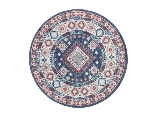 Tapis Navy & Red 201 X 201 cm - Kathleen
