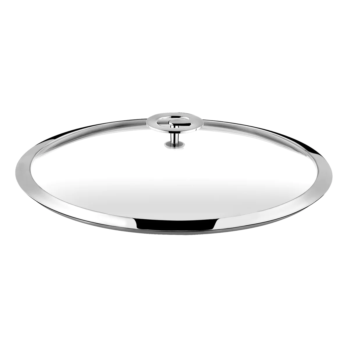 Universel - Couvercle 24cm verre trempé et inox Cuisinox