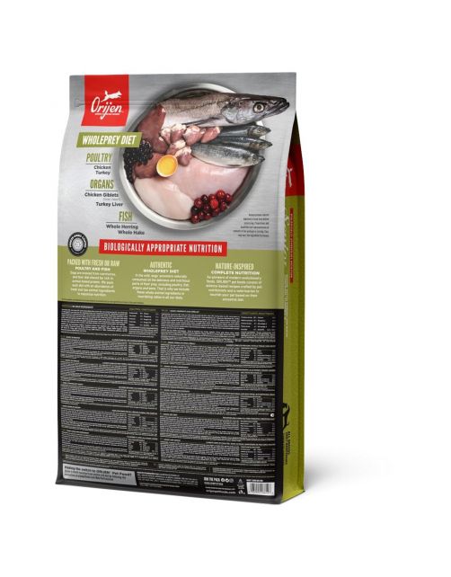 Orijen Whole Prey Senior Dog Kip&Kalkoen - Hondenvoer