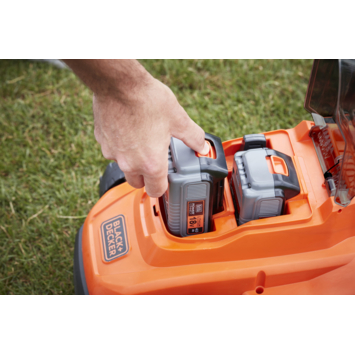 BLACK DECKER 2x18V grasmaaier BCMW33184L2-QW 33 cm incl. twee 4,0 Ah accu's