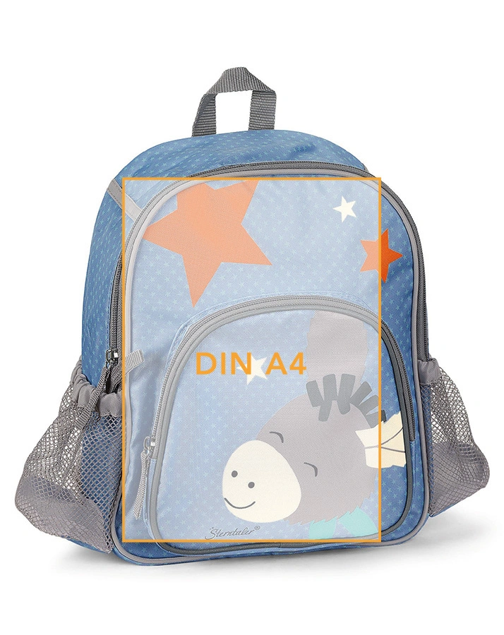 Funktions-Kinderrucksack EMMI – STERNE (30x24) in blau