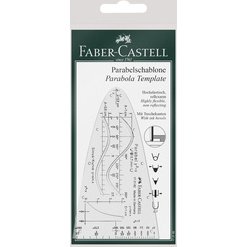 FABER-CASTELL Parabole, transparent, plastique