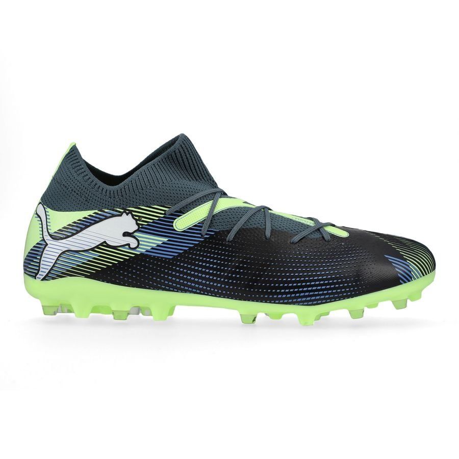 PUMA Future 7 Match MG Lights Out - Gray Skies/Blanc/Fizzy Apple
