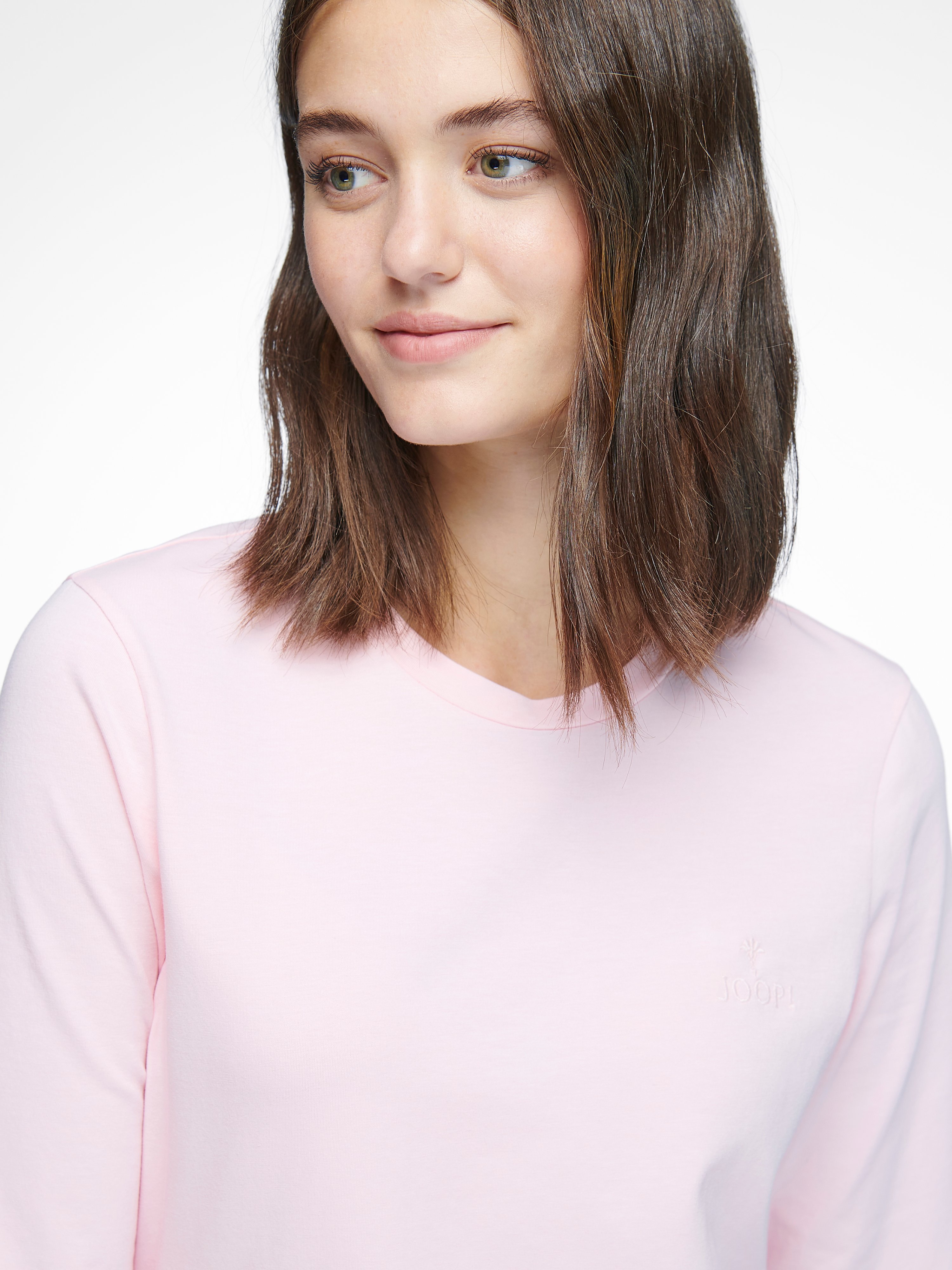 Rundhals-Shirt mit 1/2-Arm