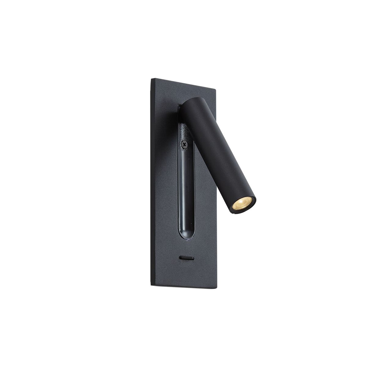 Moderne wandlamp zwart incl. LED - Plaza