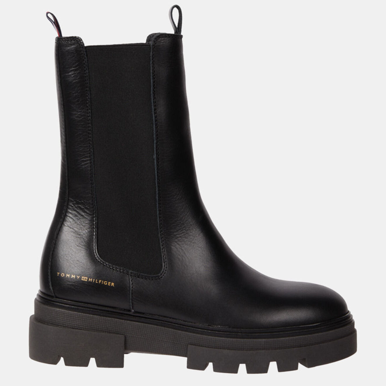 Tommy Hilfiger Chelsea boots en Cuir noires