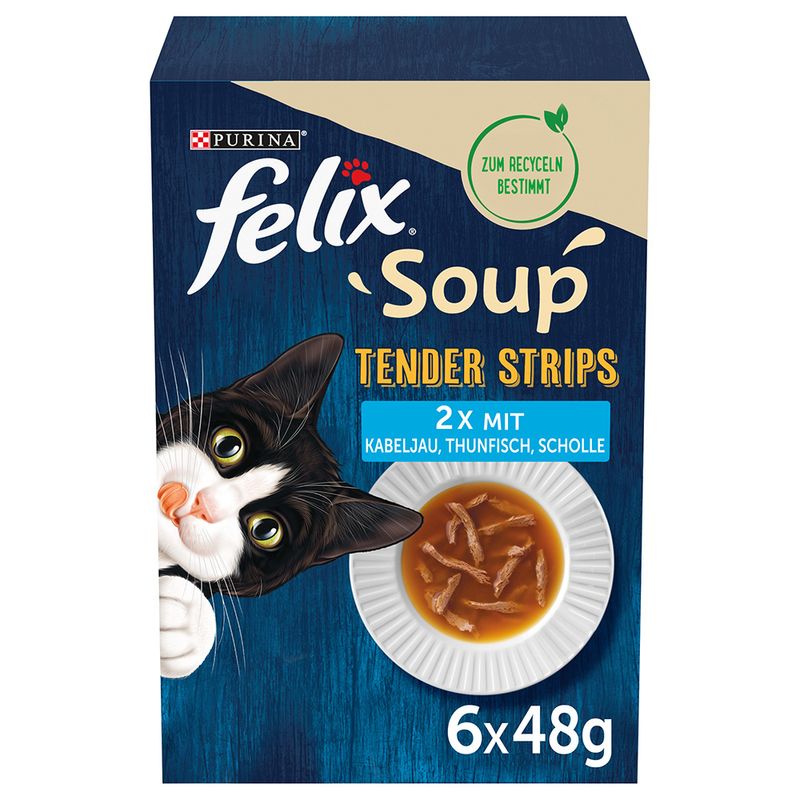 Felix Soup Filets 12 x 48 g pour chat