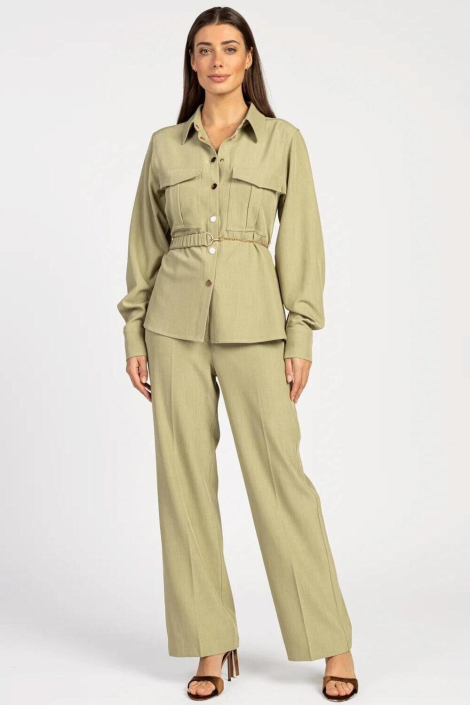 Aaiko groene dames broek