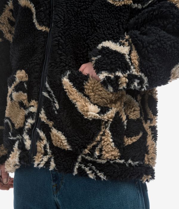 Obey Mushroom Sherpa Jacke (dark navy multi)