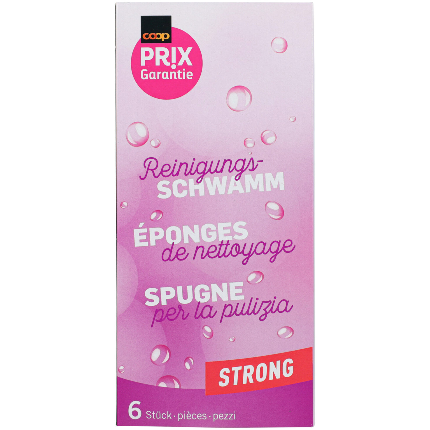 Prix Garantie Reinigungsschwamm Strong 6 Stück