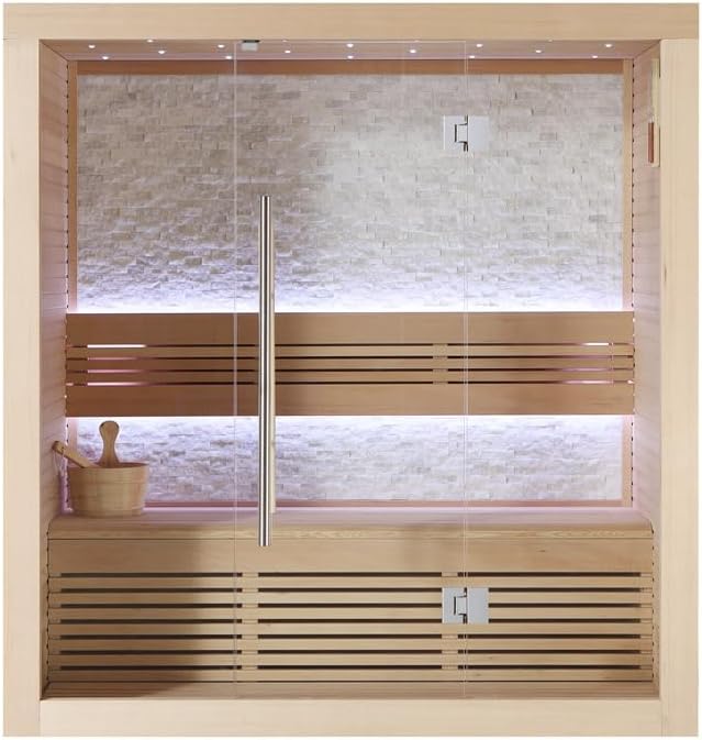 AWT KOS Sauna 1103C Hemlock/120x105/ohne Ofen