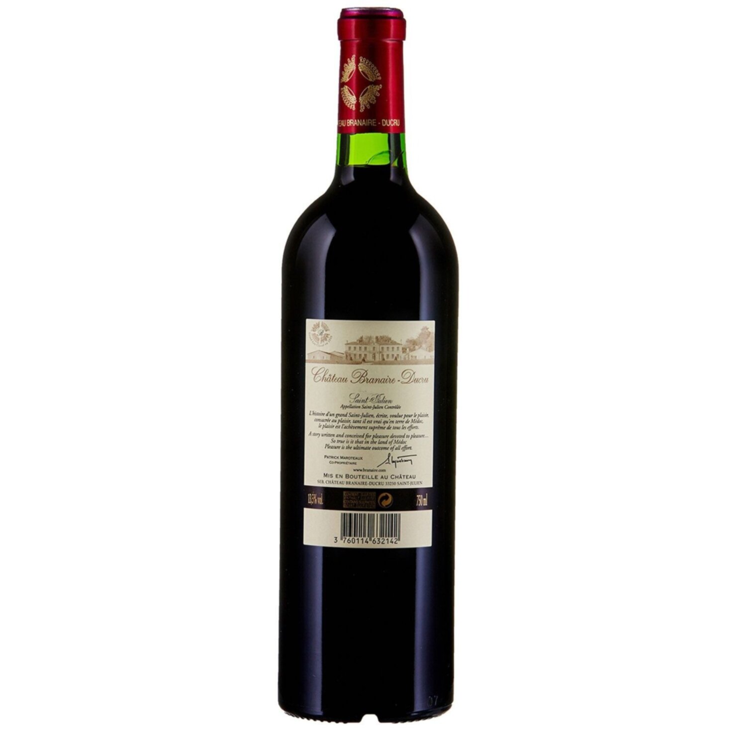 Saint-Julien AOC 4ème Cru Classé Château Branaire-Ducru -75cl