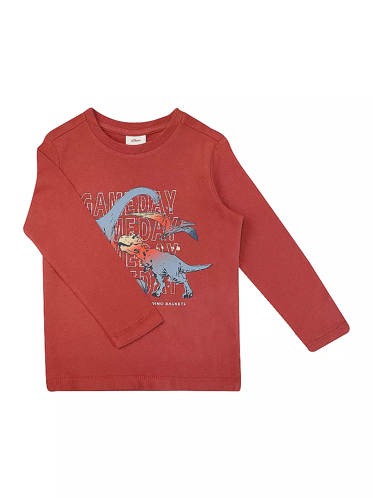 S.OLIVER Jungen Langarmshirt rot