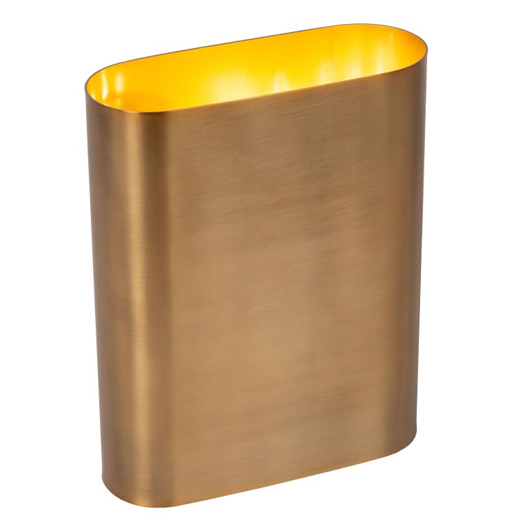 Lucide Ovalis 2 wandlamp mat goud
