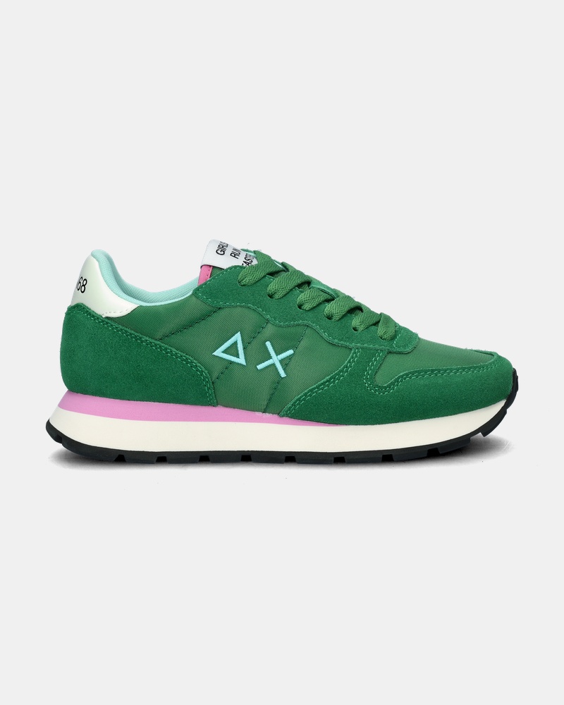 Sun 68 Ally Solid Nylon Lage sneakers  - groen