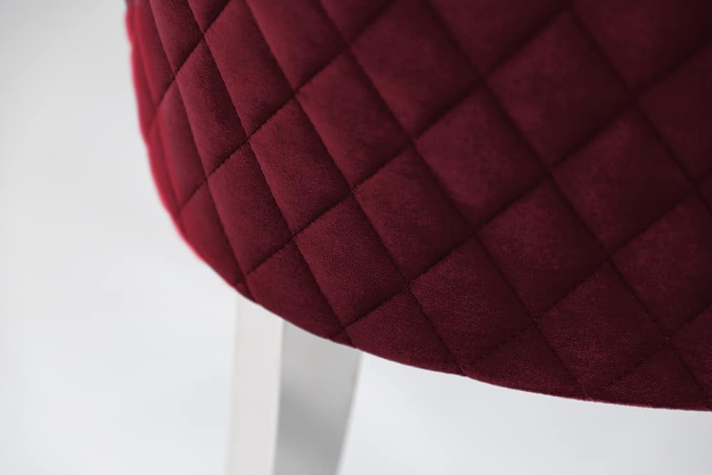 Barock Stuhl CASTLE DELUXE rot Samt Löwenkopf Chesterfield Design Esszimmerstuhl Nieten