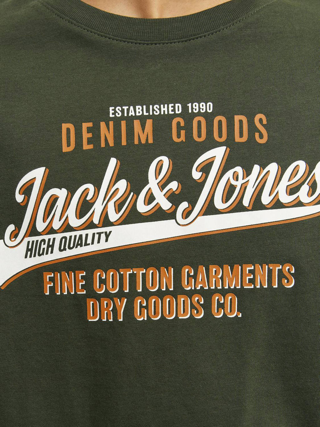 JACK & JONES longsleeve JJELOGO met logo wit