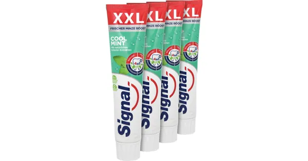 Signal Zahnpasta Cool Mint XXL 4 x 125 ml