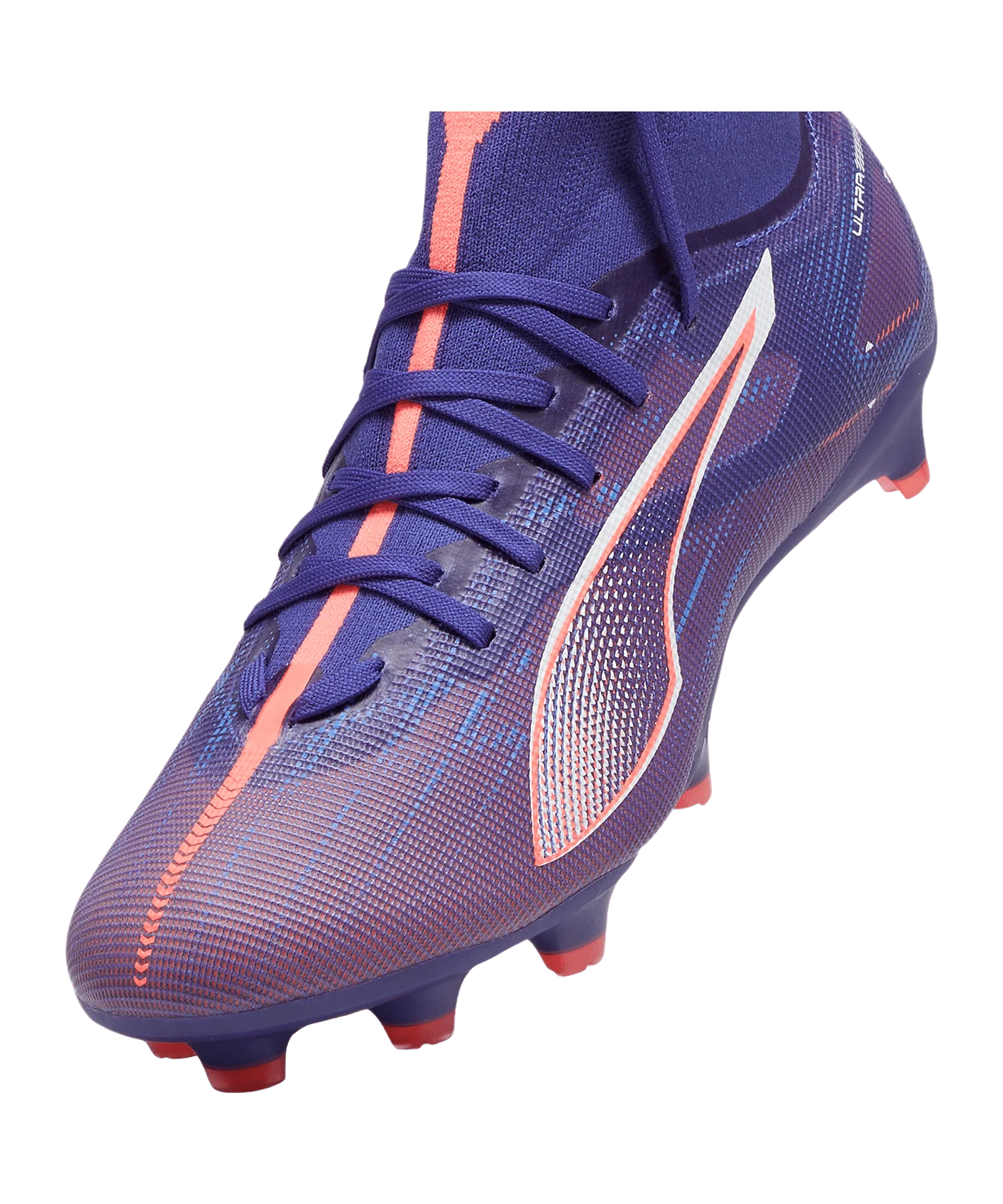 PUMA ULTRA 5 Match+ FG/AG Damen Formula Lila Weiss F01