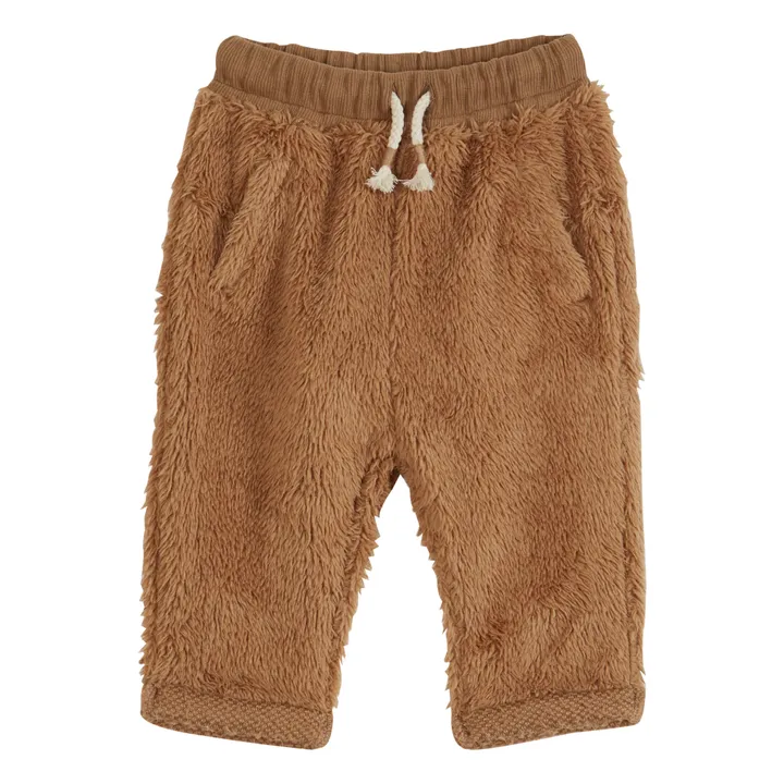 Emile et Ida Jogger Façon Fourrure | Caramel
