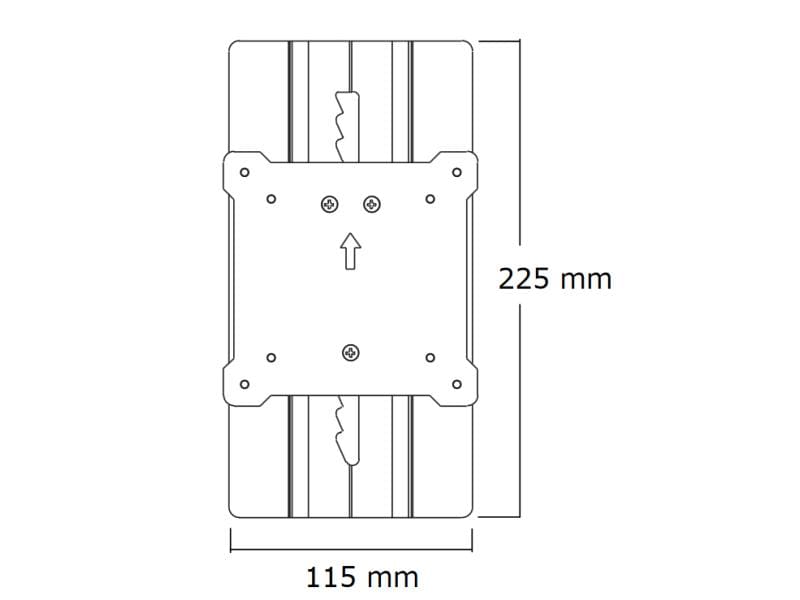 NEOMOUNTS Adapter FPMA-LIFT100 Adapter Adapter für Flachbildschirme von 10