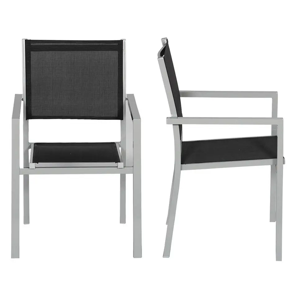 Happy Garden Stoel - Grijs - Aluminium