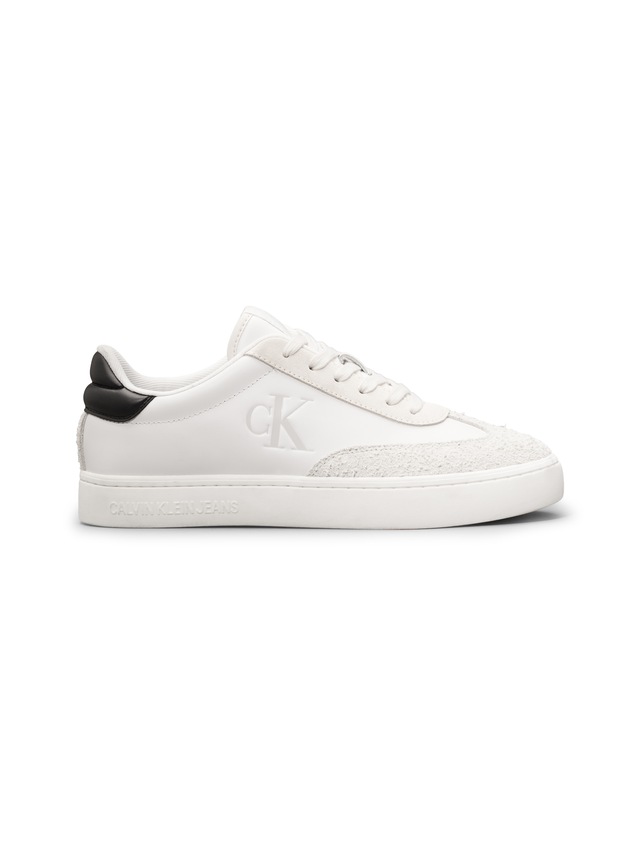 Calvin Klein Jeans Plateausneaker »CLASSIC CUPSOLE LOW MG MIX«  , Schnürschuh, Halbschuh, Freizeitschuh mit gepolstertem Schaftrand