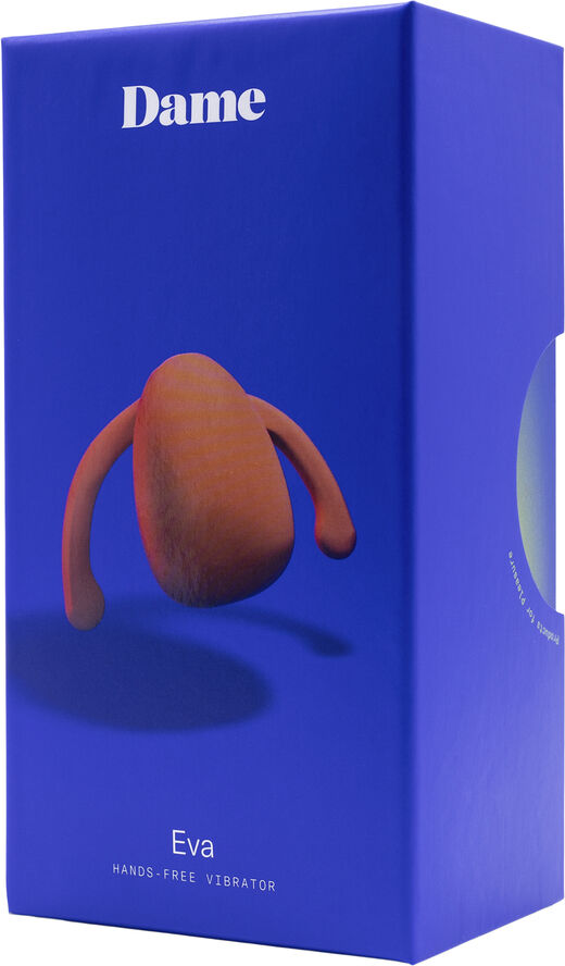Dame Products DAME - EVA LL COUPLES VIBRATOR PAPAYA Orange