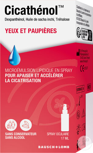 Chauvin Cicathénol Spray Yeux Et Paupières Flacon 17ml