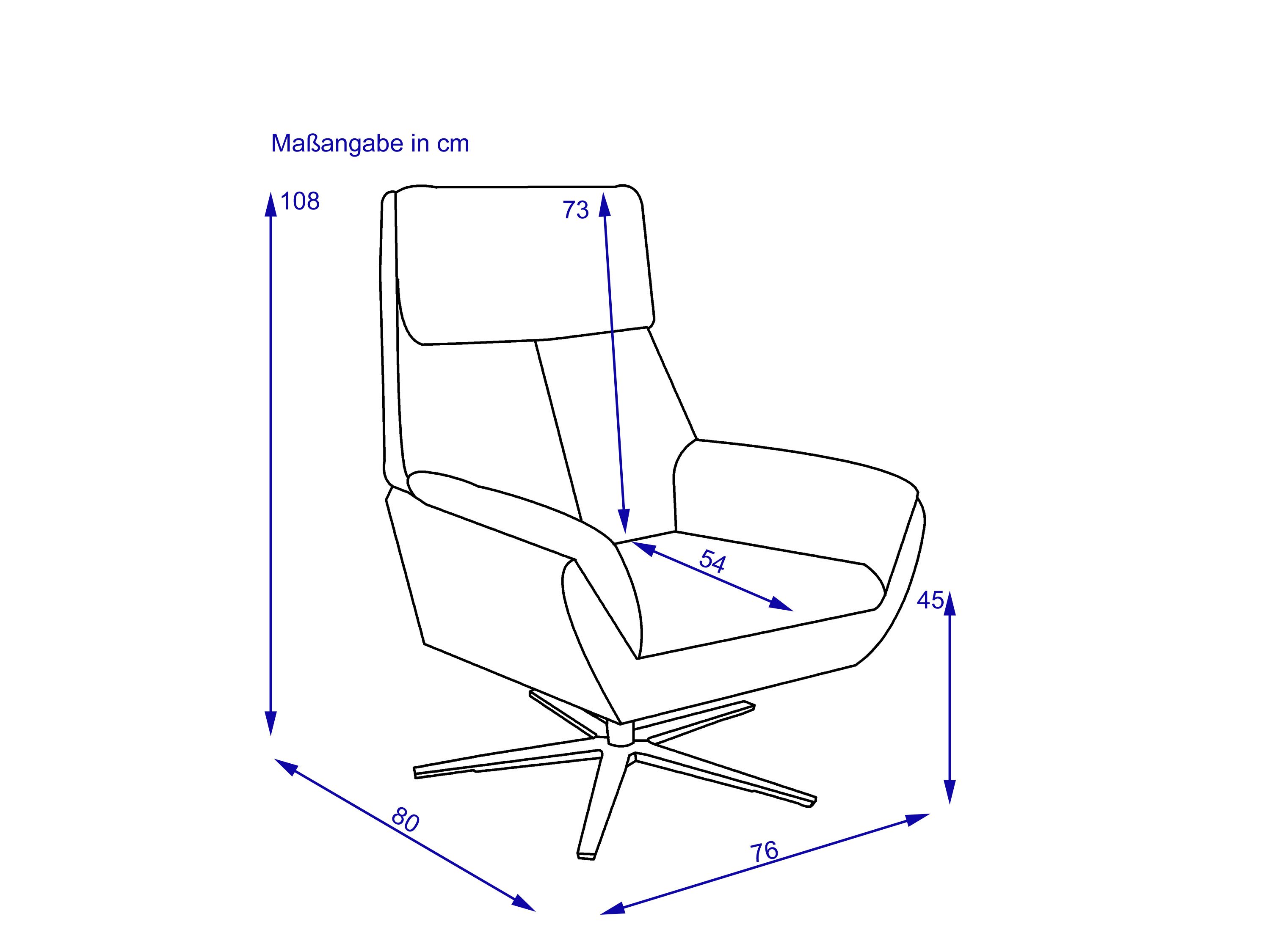 Sessel SYSTEMPOLSTER   Hocker MALIA RELAX