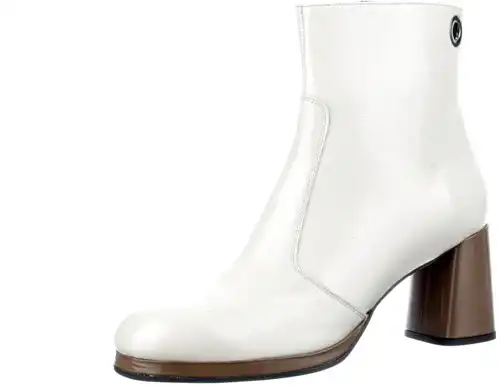 Oban Roberto d'Angelo beige lak - maat 43 enkellaars beige lak - maat 43 Calandschoen