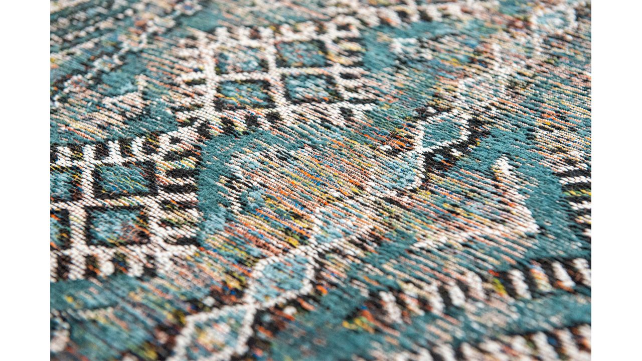 Vloerkleed Zemmuri Blue 9110 Antiquarian Kilim  | Louis de Poortere