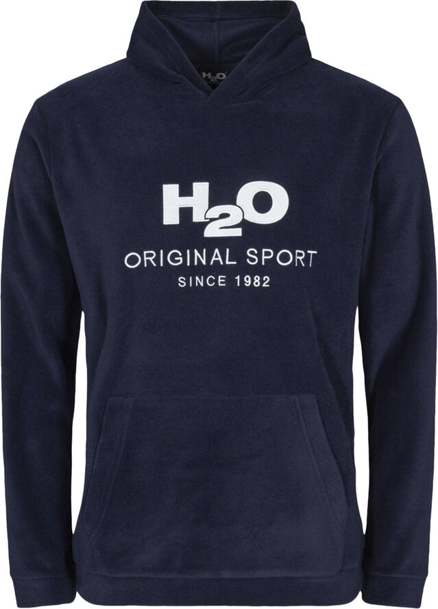 H2O Blåvand Fleece hættetrøje Blå