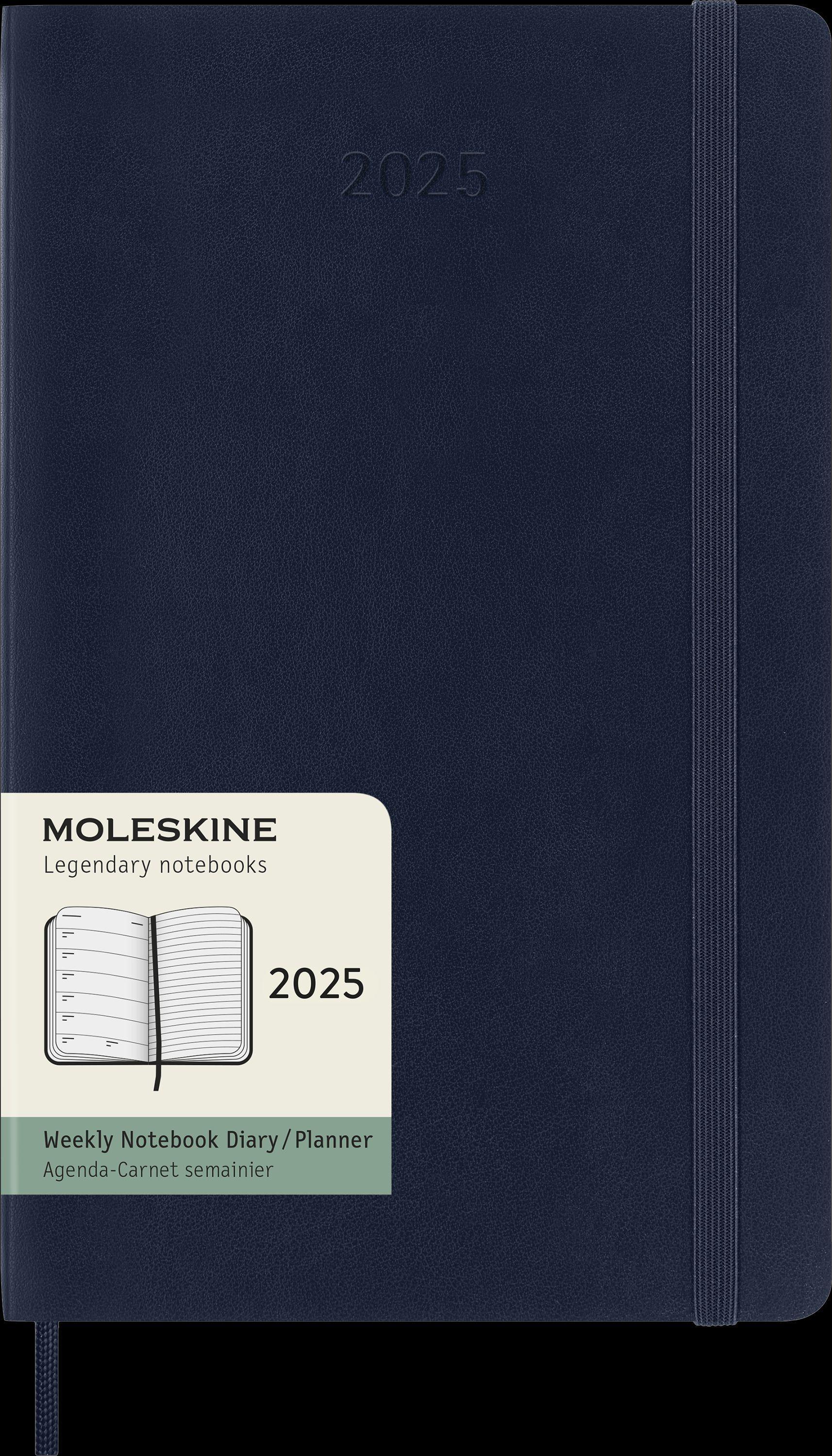 Moleskine 12 Monate Wochen Notizkalender 2025, Large/A5