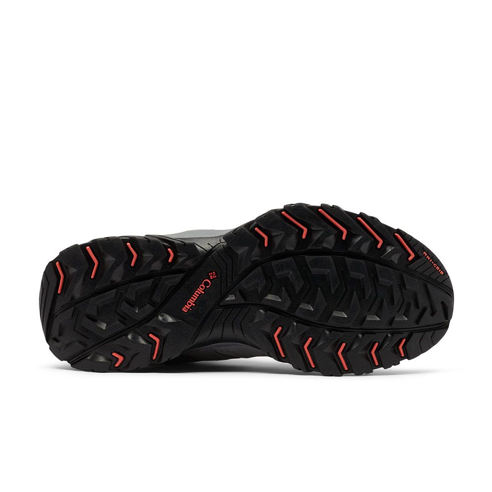 Columbia REDMOND III MID WATERPROOF - Chaussures de randonné Femme steam/red coral