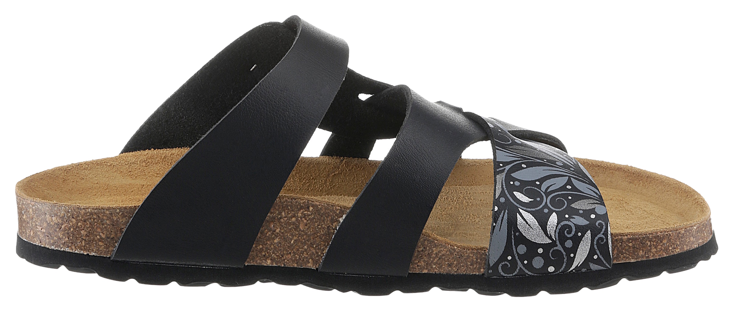 Aniston SHOES Pantolette  , Sommerschuh, Schlappen mit verstellbaren Schnallen