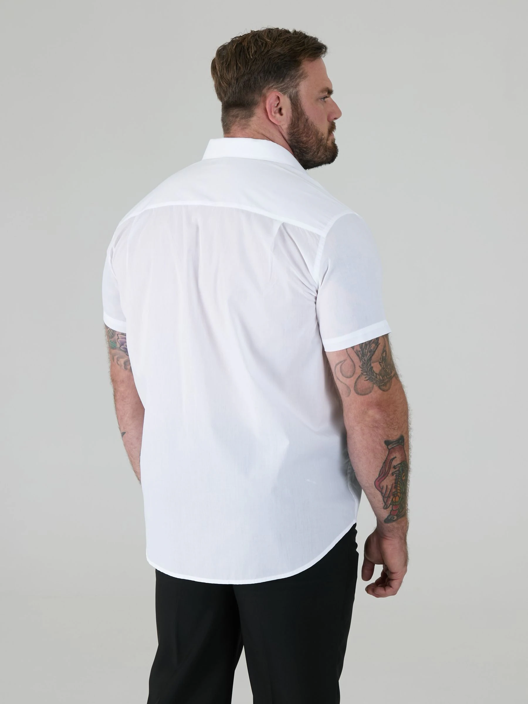 Wit - D555 Aeron Short Sleeve Easy Iron Classic Regular Shirt With Chest Pocket