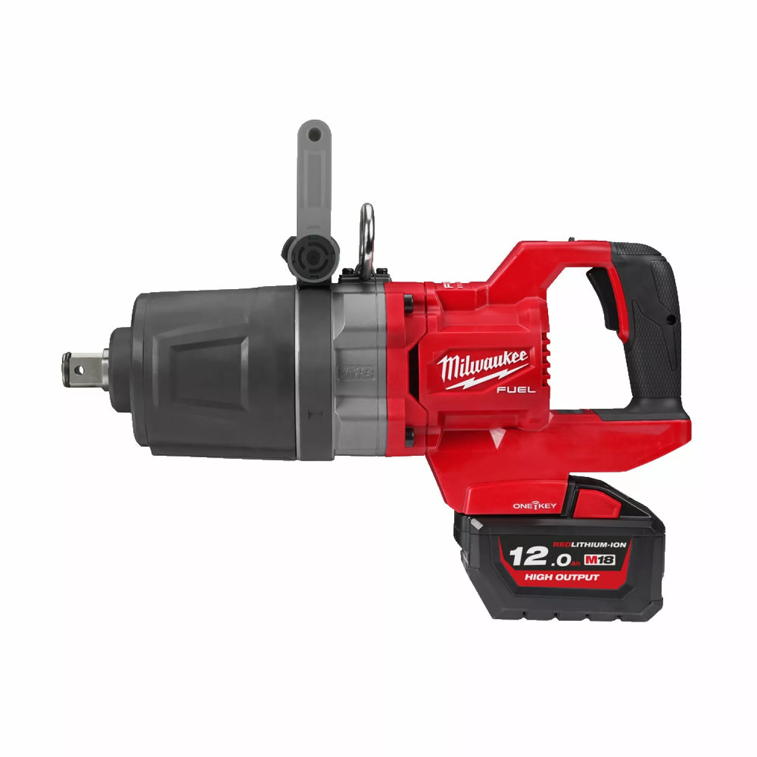 Milwaukee M18 ONEFHIWF1DS-121C 18V Li-ion accu Slagmoersleutel met frictiering set (1x 12.0Ah accu) in koffer - 1