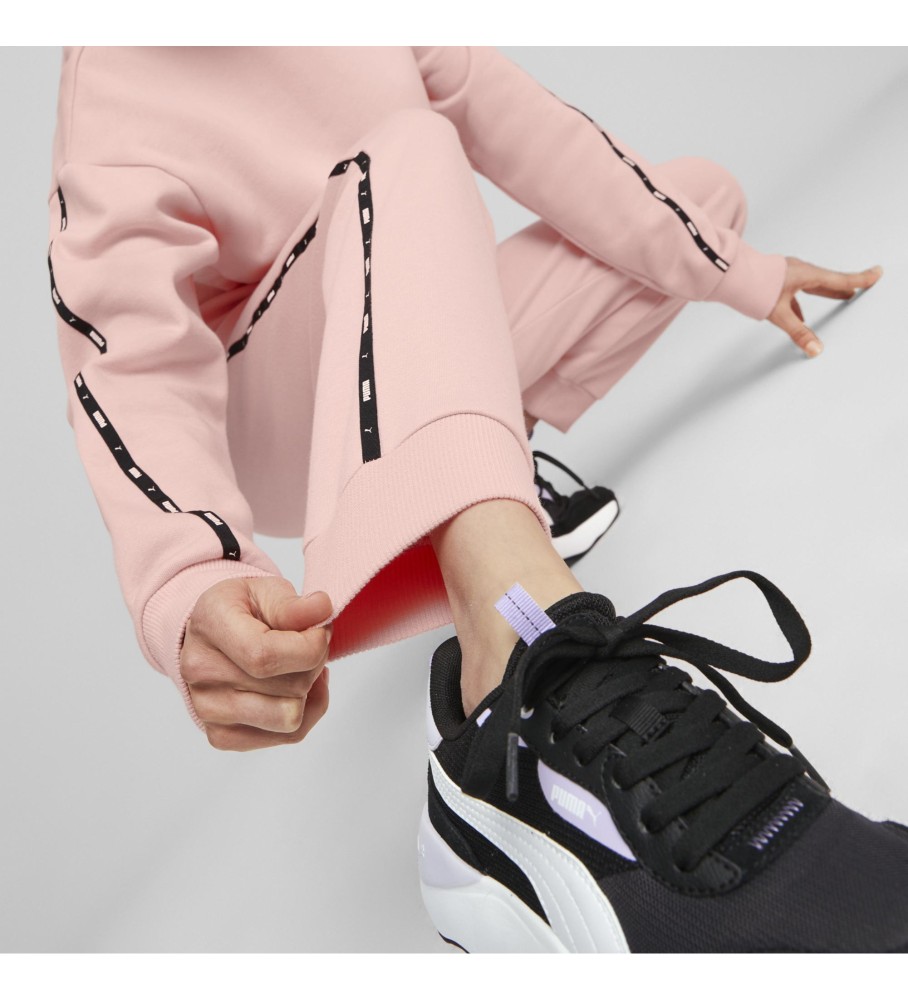Calça de fato de treino rosa Puma ESS TAPE