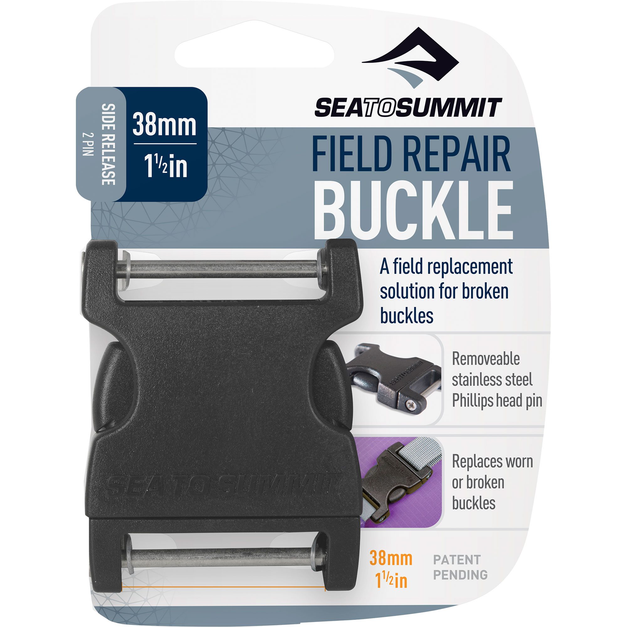 Sea to Summit Field Repair Buckle 38mm 2 Pins