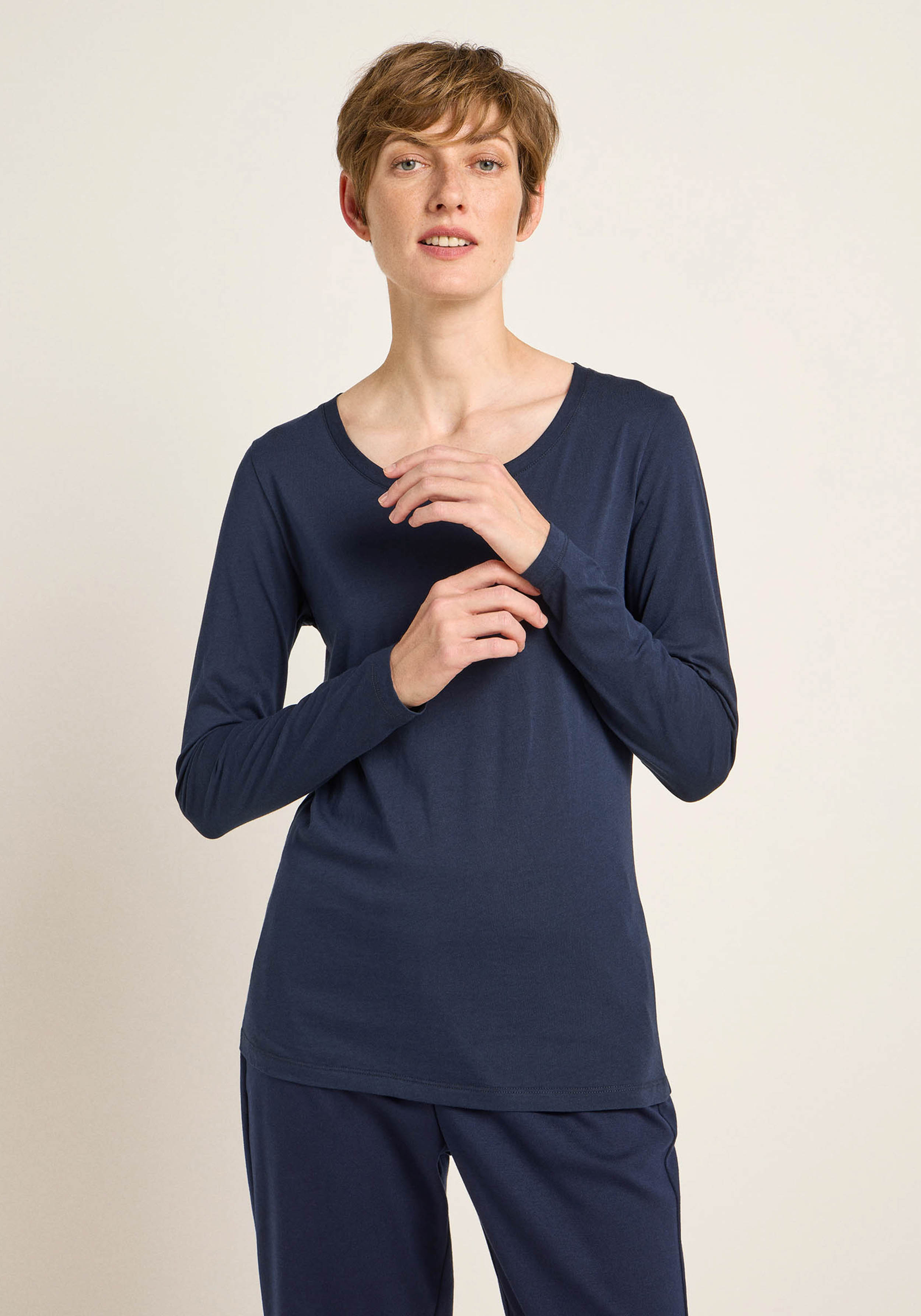 Lanius Langarmshirt Midnight