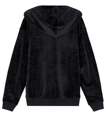 Designers Remix Kapuzenpullover - Velours - Frances - Schwarz