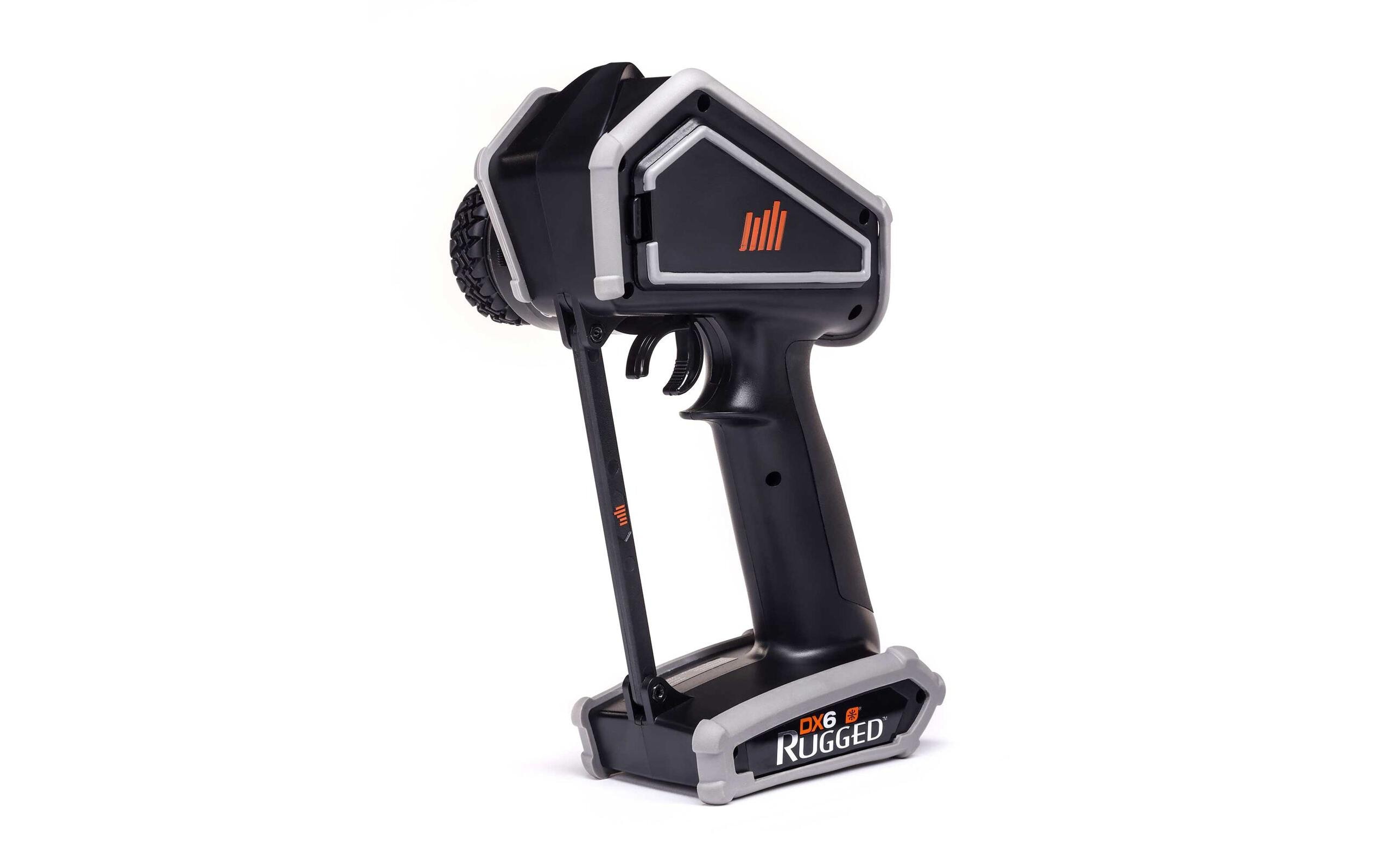 Fernsteuerung DX6 Rugged DSMR Grau, mit SR515<br>Robuster 6-Kanal Sender für RC Fahrzeuge